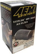 AEM Induction 3.5-Inch x 9-Inch Dryflow Conical Universal Air Filter - Reusable Synthetic Filter with Clamp-On Design