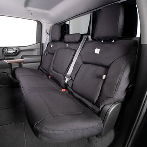 Covercraft 22-24 Toyota Tundra Carhartt Super Dux PrecisionFit Custom Second Row Seat Covers - Black (GTT4316COBK)
