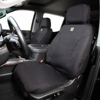 Covercraft 22-23 Toyota Tundra Carhartt Super Dux SeatSaver Custom Front Row Seat Covers - Black (SSC2589COBK)