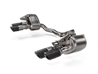 Akrapovic Slip-On Line Titanium Exhaust System for Porsche Panamera 2024+ with Carbon Tips (Part No. AKR-S-PO/T/5H)