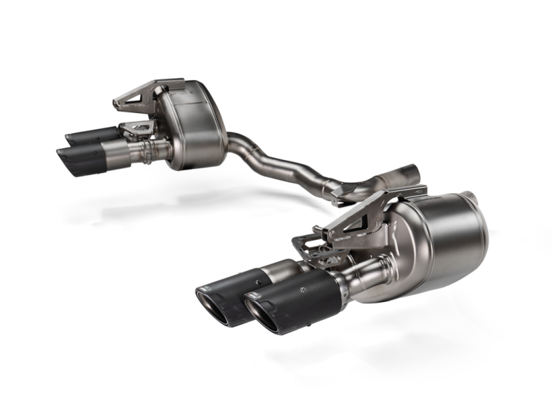Akrapovic Slip-On Line Titanium Exhaust System for Porsche Panamera 2024+ with Carbon Tips (Part No. AKR-S-PO/T/5H)