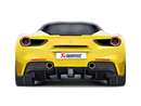 Akrapovic Slip-On Line for Ferrari 488 GTB & Spider (2016-2017) Titanium with Carbon Tips