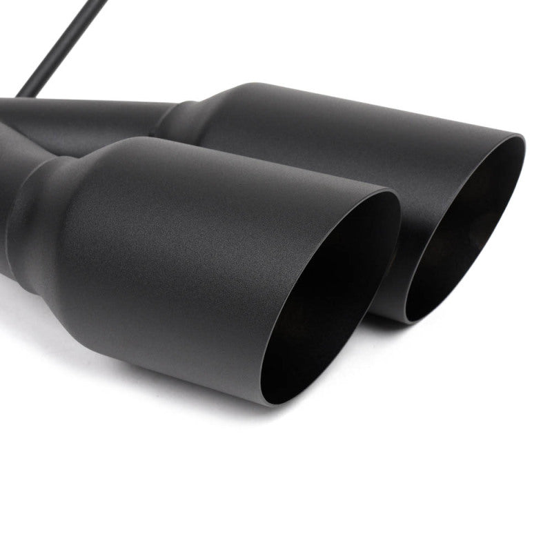 BLOX Racing 2022+ WRX Muffler Delete / Axle Back with 4-inch Single Wall Matte Black Tips