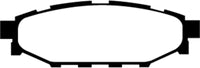 EBC Redstuff Ceramic Low Dust Rear Brake Pads for Subaru Legacy and BRZ – Part Number ebcDP31584C