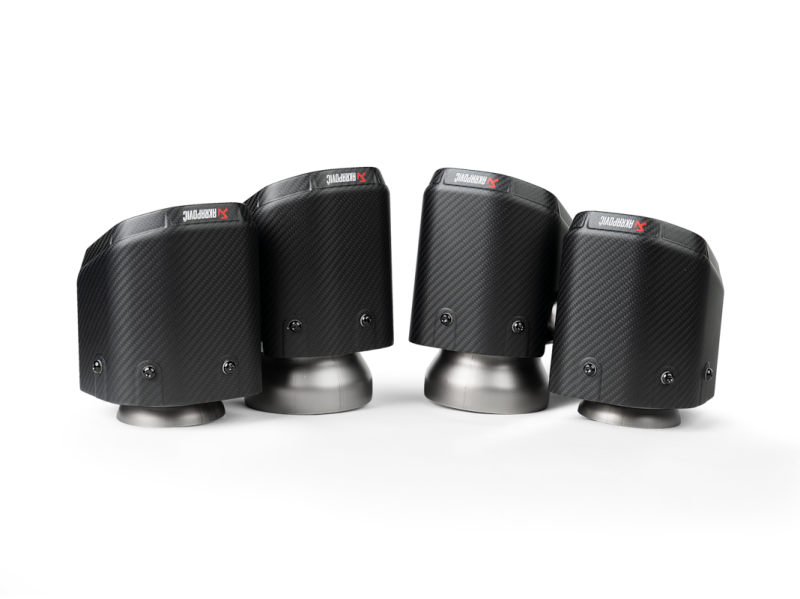 Akrapovic 2024+ BMW M5 Hexagonal Carbon Fiber Tail Pipe Set | Part akrTP-CT/79