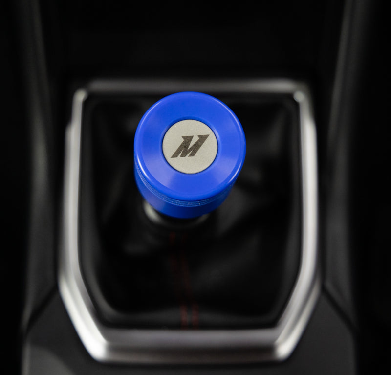 Mishimoto 2022+ Subaru WRX Shift Knob – World Rally Blue, Weighted Steel Core, Ergonomic Design
