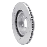 R1 Concepts Lexus ES350 Front Right Drilled & Slotted Silver Brake Rotor (Part #RNC631-76080R)