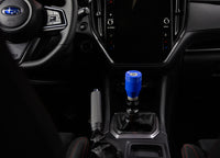 Mishimoto 2022+ Subaru WRX Shift Knob – World Rally Blue, Weighted Steel Core, Ergonomic Design