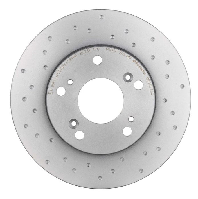Brembo 02-06 Acura RSX/04-11 Honda Civic/11-15 CR-Z Front Premium Xtra Cross Drilled UV Coated Rotor (09.5457.3X)