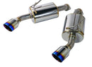 REMARK 14+ Infiniti Q50 Axleback Exhaust w/Mufflers - Burnt Double Wall Tip (RO-TTQ5-DM)