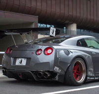 Pandem 09+ Nissan GT-R R35 Pandem Rear Side Diffuser Dry Carbon (17020610)