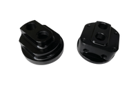 BLOX Racing Remote Oil Filter Relocation Kit - Black for Enhanced Engine Access