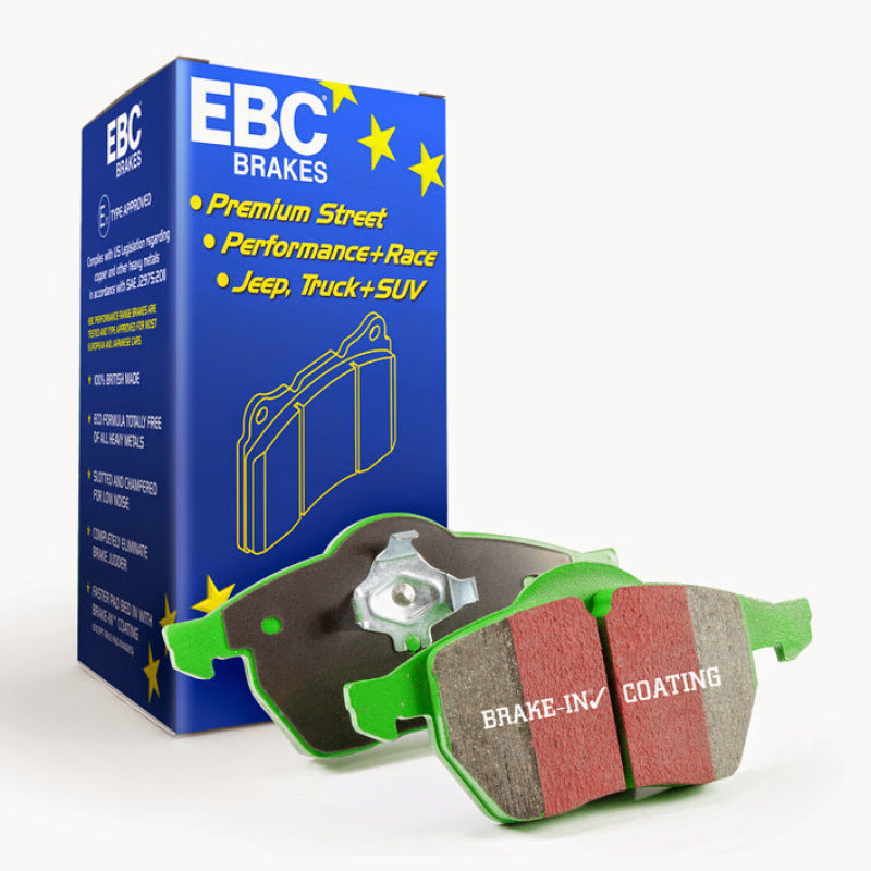 EBC Greenstuff 2000 Series Sport Brake Pads for Subaru Impreza and WRX Models