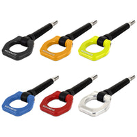 Mishimoto Part MMTH-WRX-22BK High-Strength Aluminum Tow Hook for 2022+ Subaru WRX and 2018+ Crosstrek in Black