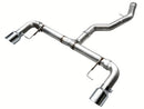 AWE Tuning 19-23 BMW 330i / 21-23 BMW 430i Base G2X Track Edition Axle-Back Exhaust - Chrome Silver