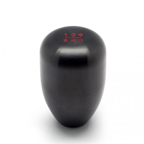 BLOX Racing 5-Speed Billet Shift Knob - Gun Metal Finish, 12x1.25mm threading