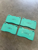 Pastillas de freno delanteras Project Mu Type NS para 17+ CIVIC TYPE R FK8, 04+ STI y 03+ EVO
