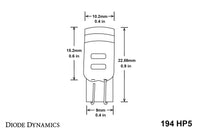Diode Dynamics 194 HP5 LED Bulb Natural White - High Power Replacement for BMW Z3 and 3 Series