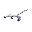MBRP 2023+ Toyota Corolla GR 1.6L T304 Stainless Steel 3in Cat-Back Dual Split Rear w/ Burnt End Tips (S43023BE)