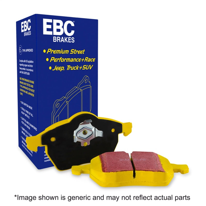 EBC Yellowstuff Front Brake Pads for Subaru WRX 2017-2019 – High Friction Street and Track Performance