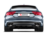 Akrapovic Evolution Line Titanium Cat Back Exhaust System for 2013-2017 Audi S6 and S7 Models