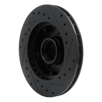 R1 1983-1997 Ford Ranger (USA/Canada) Front Left Drilled & Slotted Black Brake Rotor