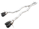 AWE Tuning Track Edition Cat-Back Exhaust for BMW G8X M3/M4 - Diamond Black Tips