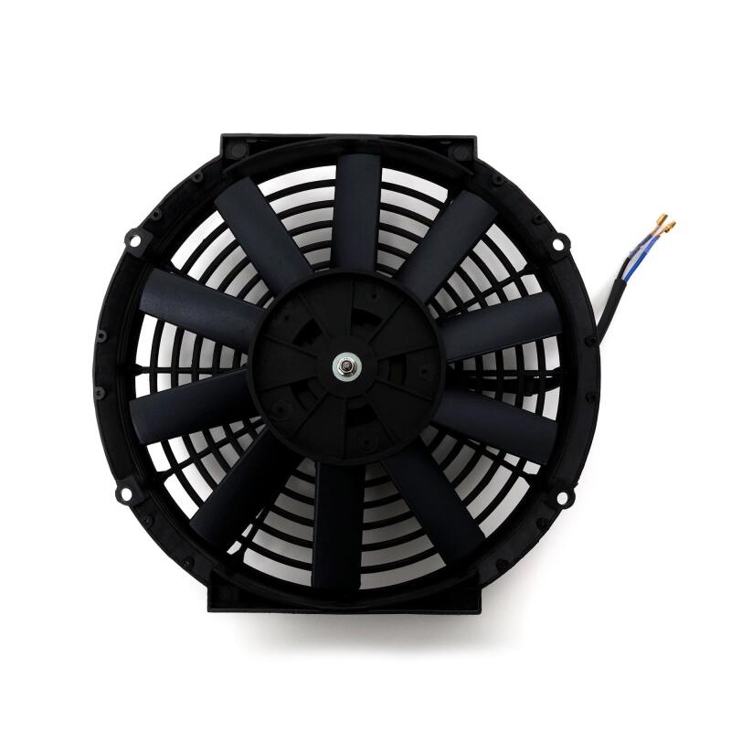 BLOX Racing 12-Inch Electric Slim Fan - Black for Automotive Cooling