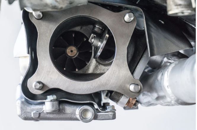 Forced Performance 2015+ Subaru WRX FA20 Blue Turbo LOPE BB External WG w/Welded Flapper (2025290)