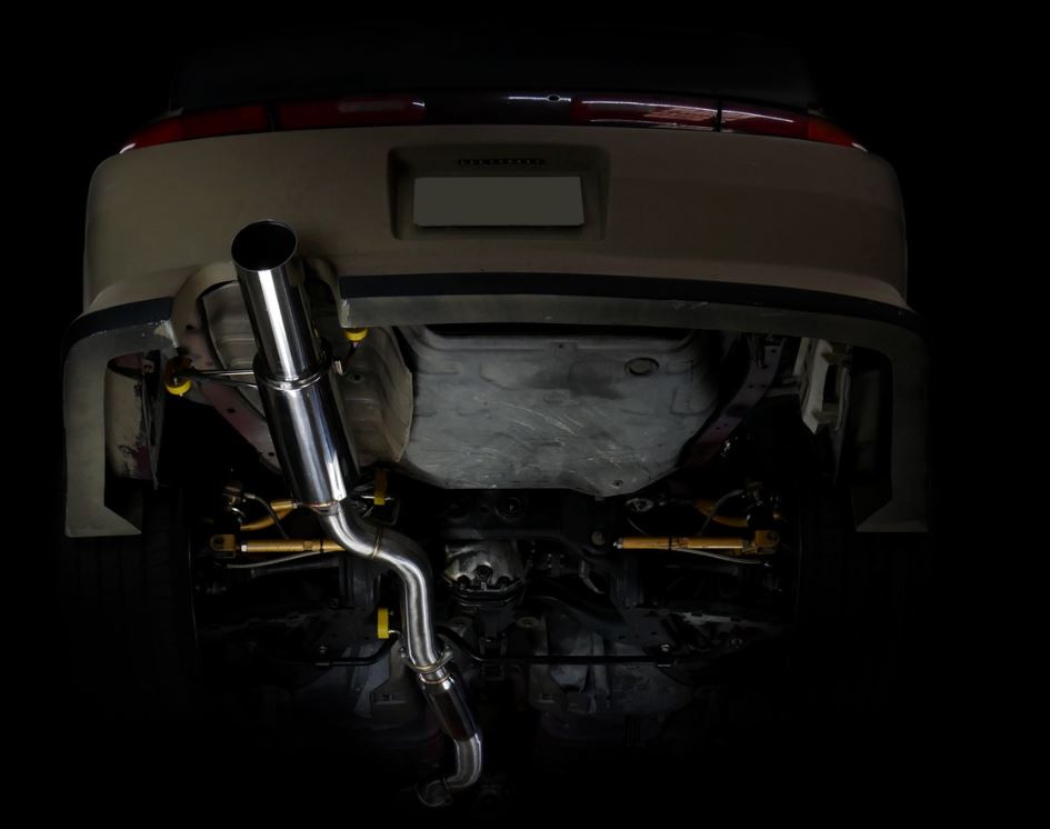 ISR Performance Series II - GT Single Exhaust System - Resonated - 95-98 Nissan 240sx (S14) (IS-S2GTR-S14)