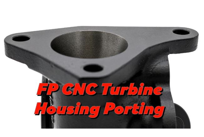 Forced Performance Subaru STi/WRX Blue UHF Turbo 58mm CH7CM Trbn Hsg Ported Internal WG w/Oil Line (2029050)