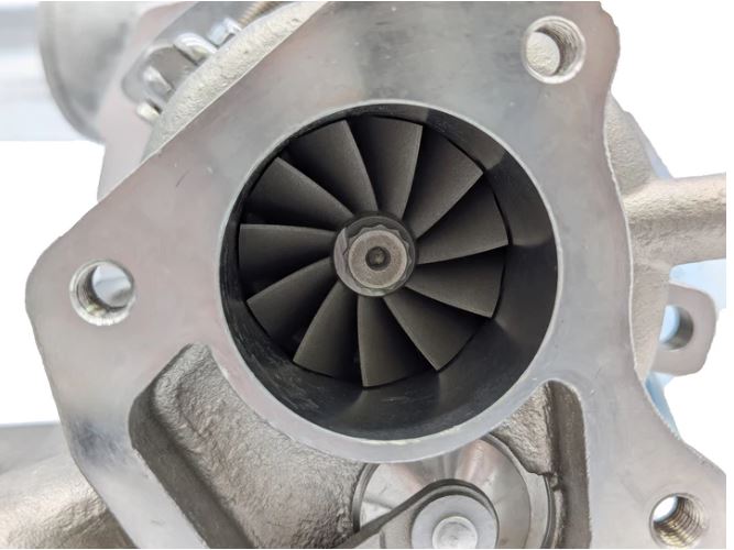 Forced Performance Polaris RXR Red Stainless Steel Turbofold 46mm Billet Wheel (300hp+) (2656150)