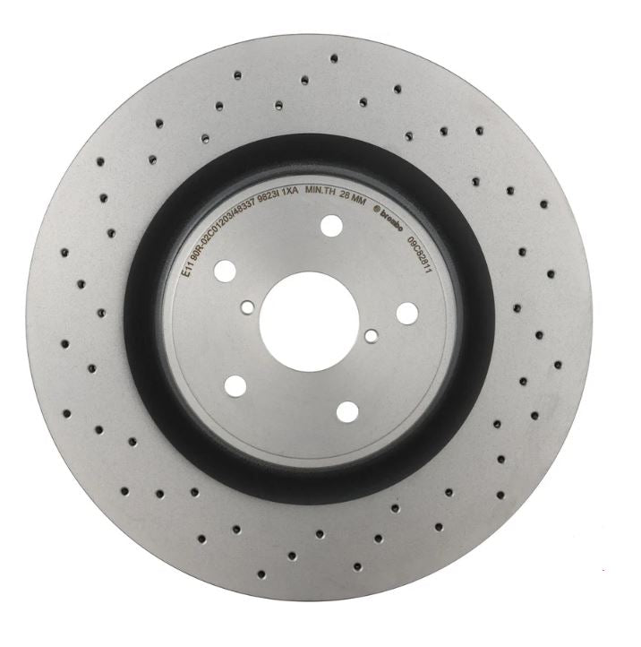 Brembo 18-20 Subaru WRX STI Front Premium UV Coated OE Equivalent Rotor (09.C828.11)