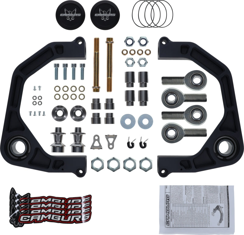 Camburg Toyota 22-23 Landcruiser 300 / 22-23 LX600 KINETIK V2 Perf Billet Uniball Upper Arms (CAM-310194-GRY)