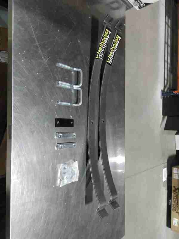 Hellwig 14-21 Toyota Tacoma EZ Level 990 Helper Spring - Up To 2000lbs… — Incomplete: Missing 2 u-bolts and 1 bracket, parts are… (Unit 2)