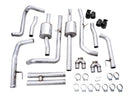 AWE Tuning 4th Gen GM 1500 6.2L 0FG Cat-Back Split Rear Exit (w/ Bumper Cutouts) - Quad Diamond Tips