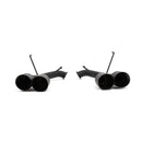 BLOX Racing 2022+ WRX Muffler Delete / Axle Back with 4-inch Single Wall Matte Black Tips