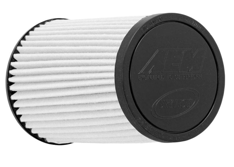 AEM Induction 3-Inch Short Neck 8-Inch Air Filter Part Number AEM21-2038DK