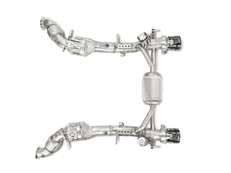 Akrapovic Slip-On Line for Ferrari 488 GTB & Spider (2016-2017) Titanium with Carbon Tips