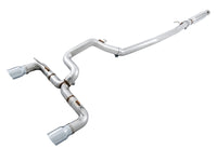 AWE Tuning Ford Focus RS Track Edition Cat-Back Exhaust - Chrome Silver Tips