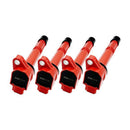 BLOX Racing Honda K-Series Coil Pack Set of 4 - Red