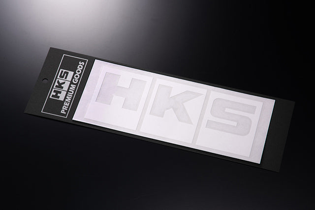 Hks Window Sticker HKS LOGO Sticker W220 WHITE - (51003-AK153) – KamiSpeed.com