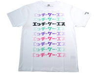 HKS T-SHIRT KATAKANA WHITE 4L