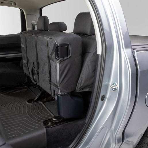 Covercraft 17-24 Nissan Armada Carhartt Super Dux PrecisionFit Custom Second Row Seat Covers - Black (GTN678COBK)