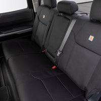 Covercraft 17-24 Nissan Armada Carhartt Super Dux PrecisionFit Custom Second Row Seat Covers - Black (GTN678COBK)