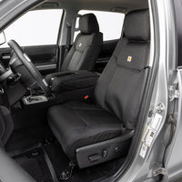 Covercraft 17-24 Nissan Armada Carhartt Super Dux PrecisionFit Custom Front Row Seat Covers - Black (GTN676ABCOBK)