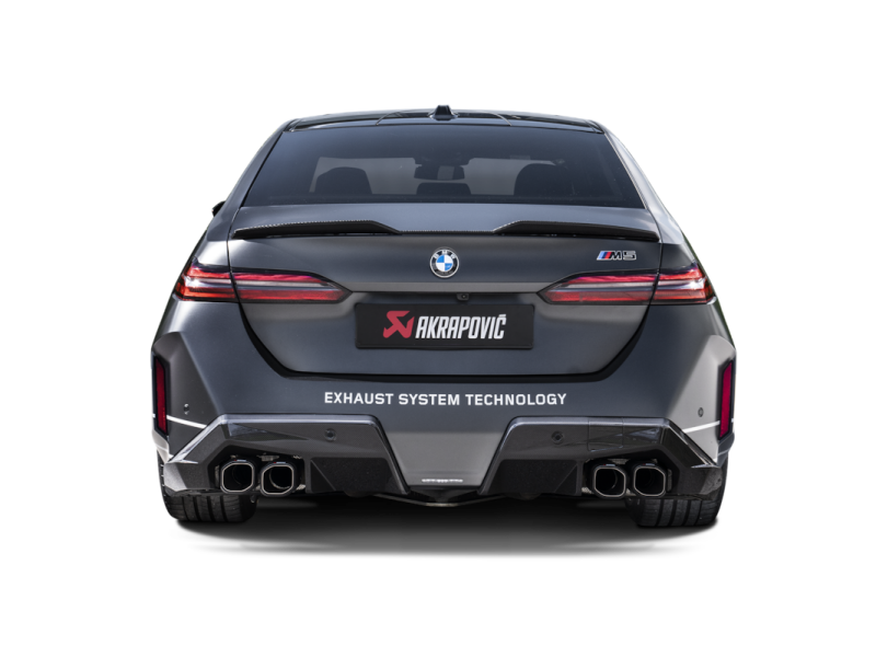 Akrapovic 2024+ BMW M5 Hexagonal Carbon Fiber Tail Pipe Set | Part akrTP-CT/79