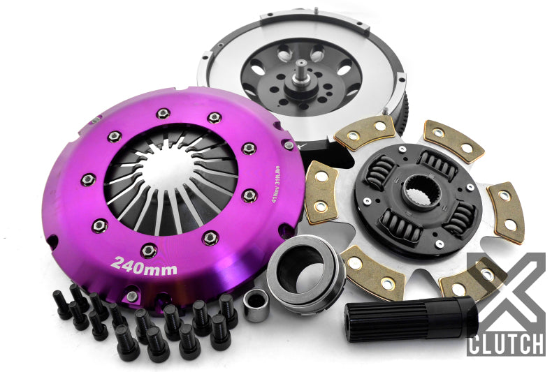 XClutch 07-10 BMW 335i Base 3.0L Stage 2R Extra HD Sprung Ceramic Clutch (8 Bolt/PB in Input Shaft) (XKBM24565-1R)