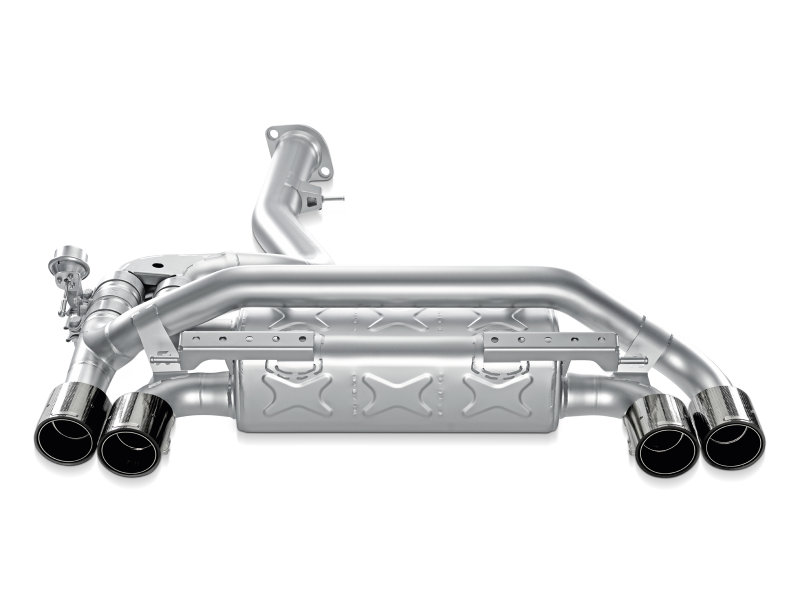 Akrapovic Slip-On Line Exhaust for 2011-2012 BMW 1 Series M Coupe - Titanium Part Number AKR-M-BM/T/4H