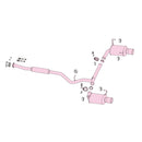 Fujitsubo Authorize R Cat-Back Exhaust For ’09-’13 Subaru Forester (SH) 2.0 turbo AT / MT | 560-64531